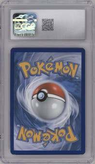 Crobat VMax from the 2021 Pokemon SWSH set featuring a Shiny Crobat VMAX Shining Fates Premium Collection parallel graded by CSG and given an overall grade of 9.5.