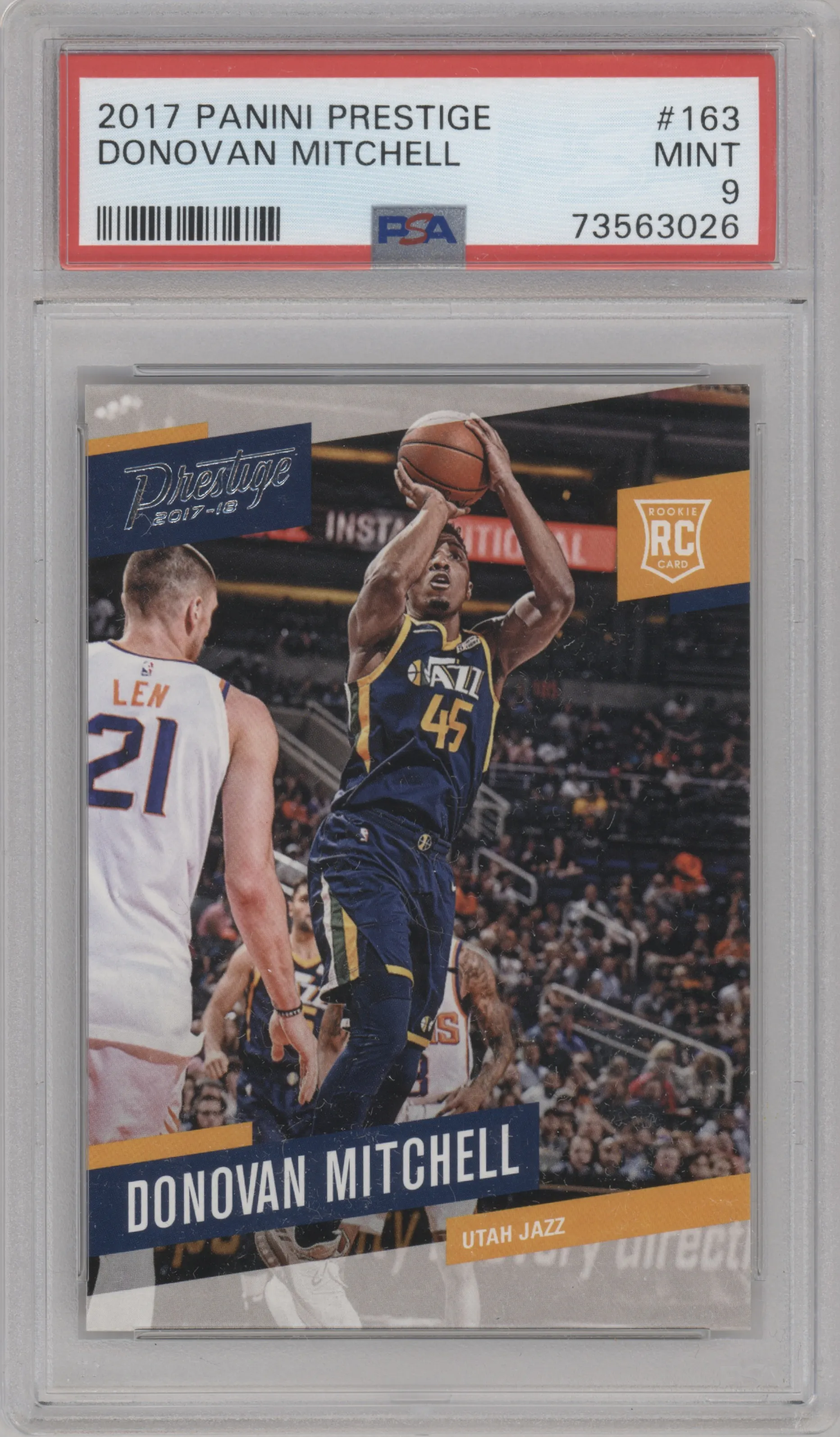 2017 Panini Prestige Donovan Mitchell PSA 9