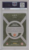 Trevor Lawrence from the 2021 Panini Prizm Draft Picks set graded by PSA and given an overall grade of 9.