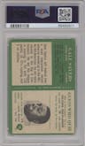 Gale Sayers from the 1966 Philadelphia set graded by PSA and given an overall grade of 1.5.