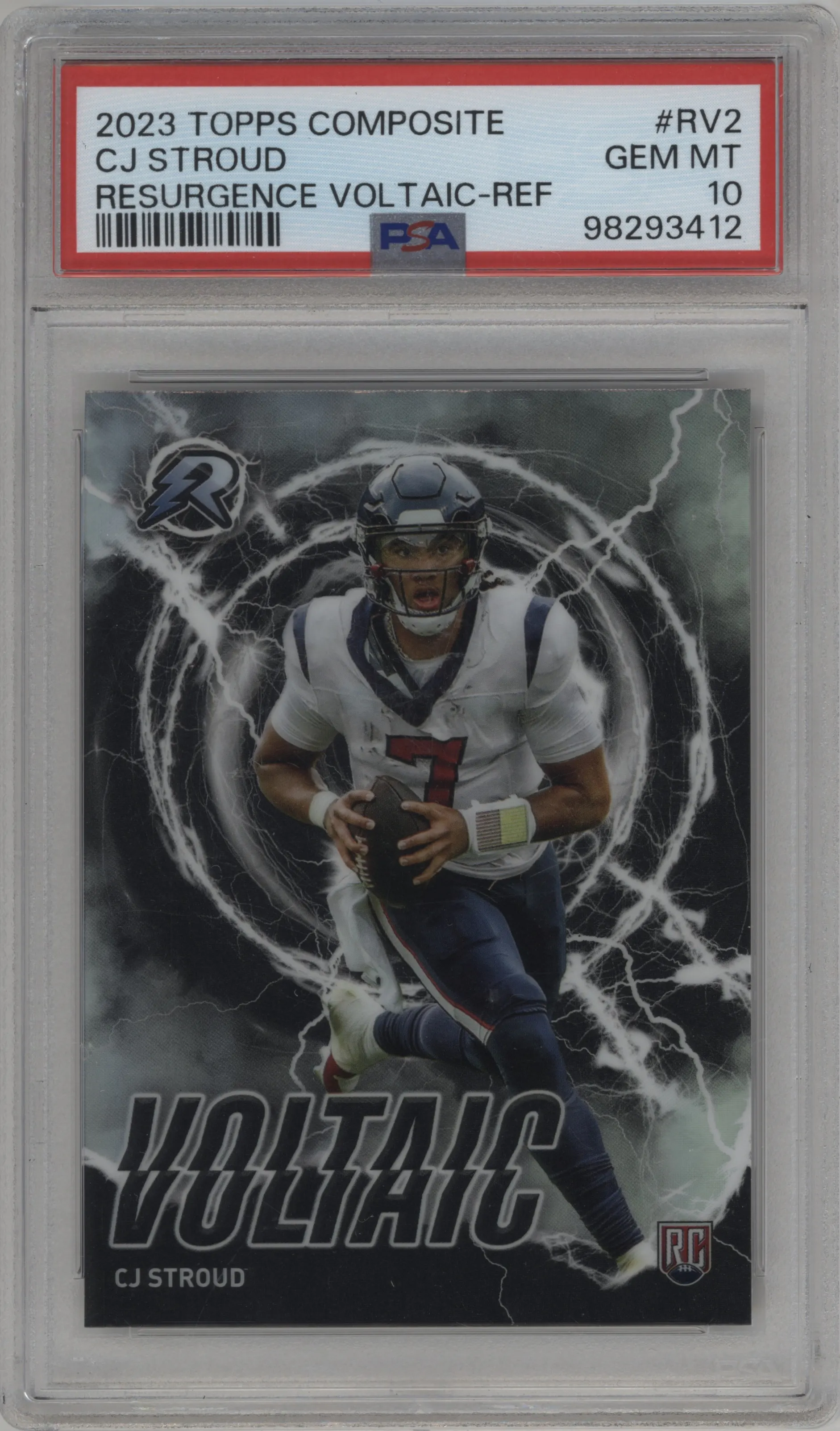 2023 Topps Composite Resurgence Voltaic CJ Stroud Refractor #RV-2 PSA 10