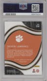 Trevor Lawrence from the 2021 Panini Chronicles Draft Picks set graded by PSA and given an overall grade of 10.