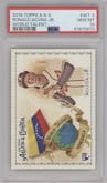 Ronald Acuna Jr. from the 2018 Topps Allen & Ginter set graded by PSA and given an overall grade of 10.