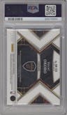 Isaac Okoro from the 2022-23 Panini Select set featuring a Purple Prizm parallel graded by PSA and given an overall grade of 10.