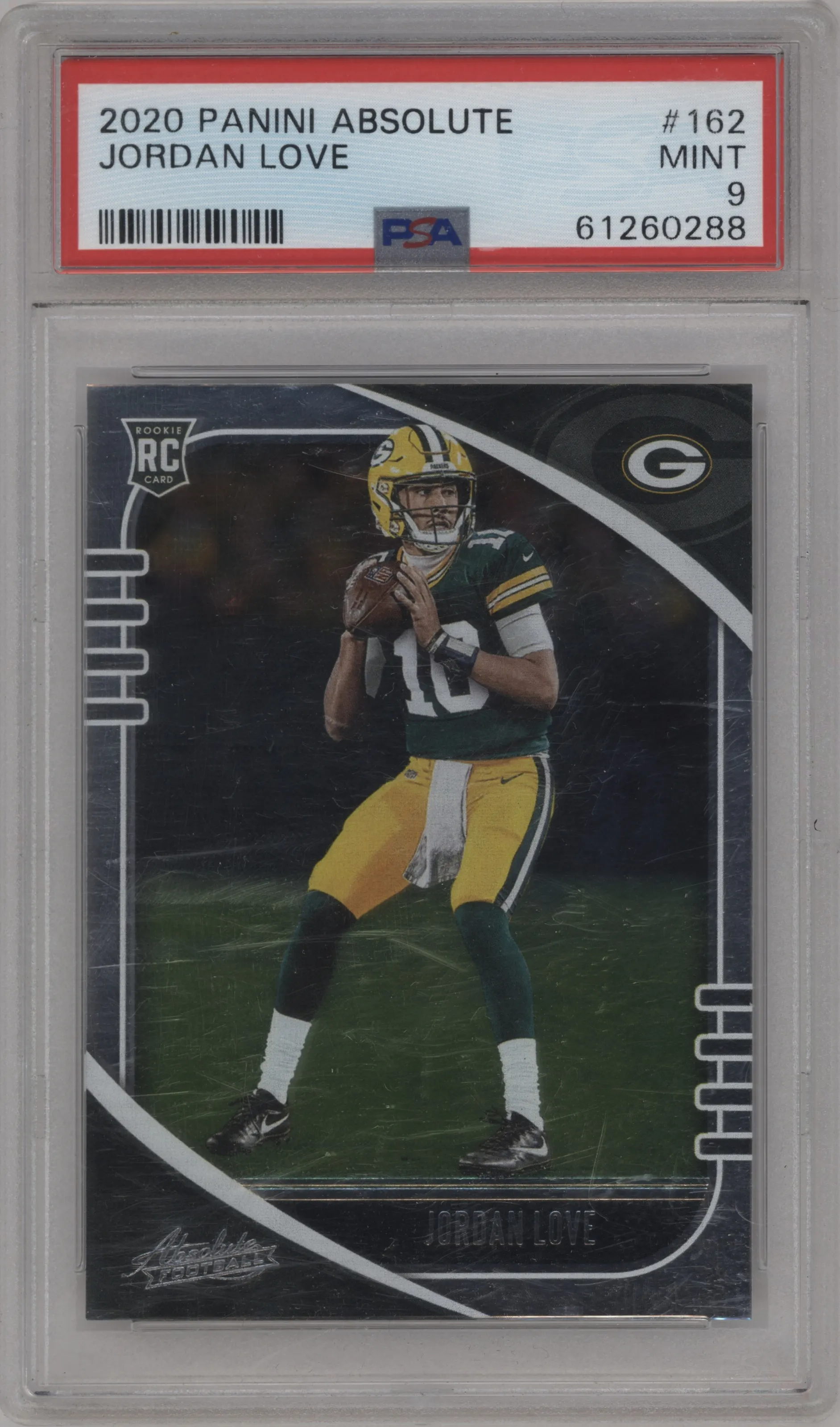 2020 Panini Absolute Jordan Love Retail PSA 9