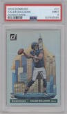 Caleb Williams from the 2024 Donruss set graded by PSA and given an overall grade of 9.