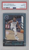 Anthony Edwards from the 2020-21 Panini Chronicles set graded by PSA and given an overall grade of 10.