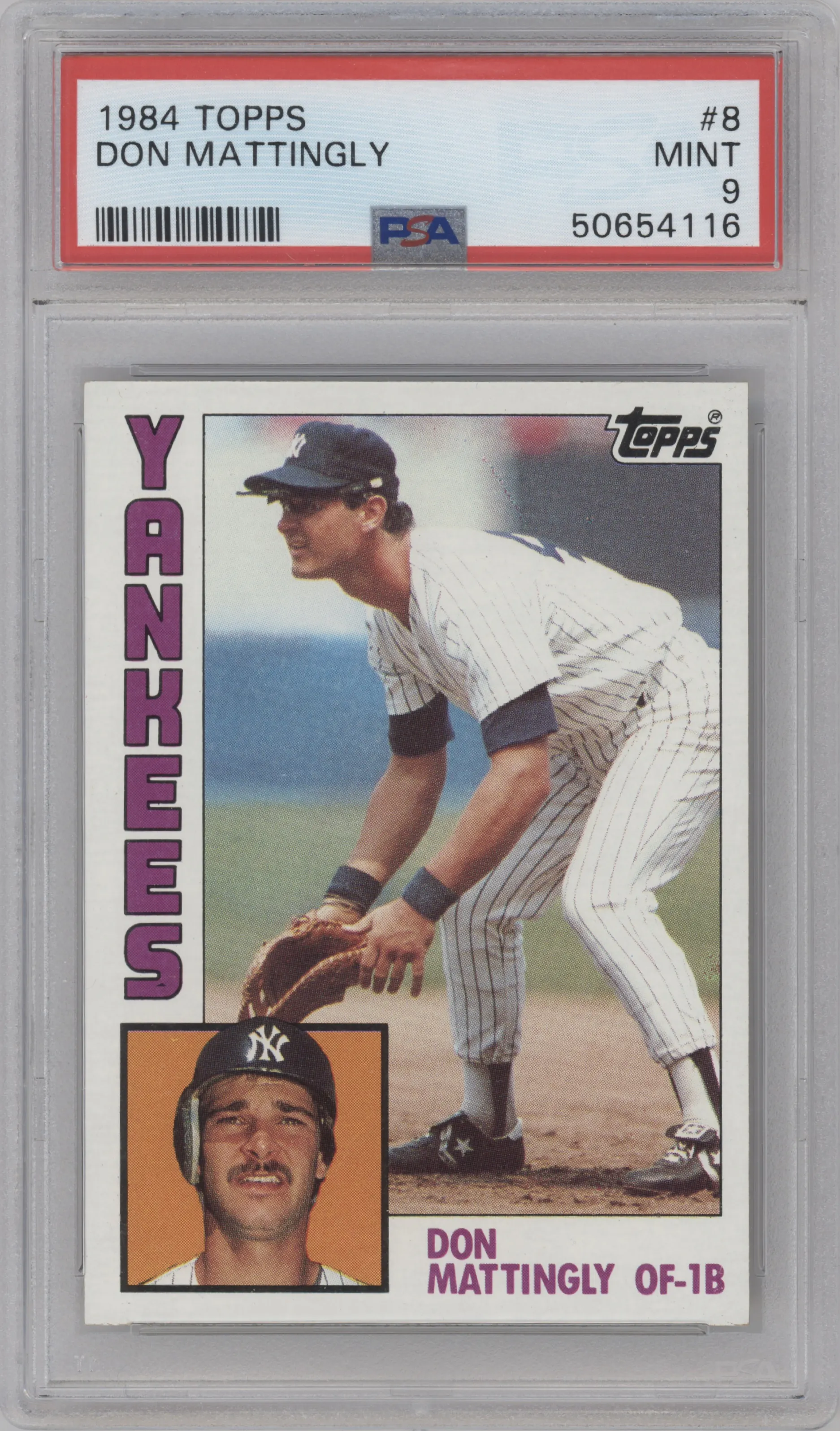 1984 Topps Don Mattingly PSA 9