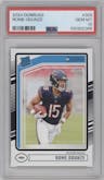 Rome Odunze from the 2024 Donruss set graded by PSA and given an overall grade of 10.