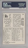 Jim Gilliam from the 1960 Bell Brand Los Angeles Dodgers set graded by PSA and given an overall grade of 3.