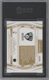 Dariq Whitehead from the 2023-24 Panini Flawless set featuring a Ruby parallel graded by SGC and given an overall grade of 9.5.