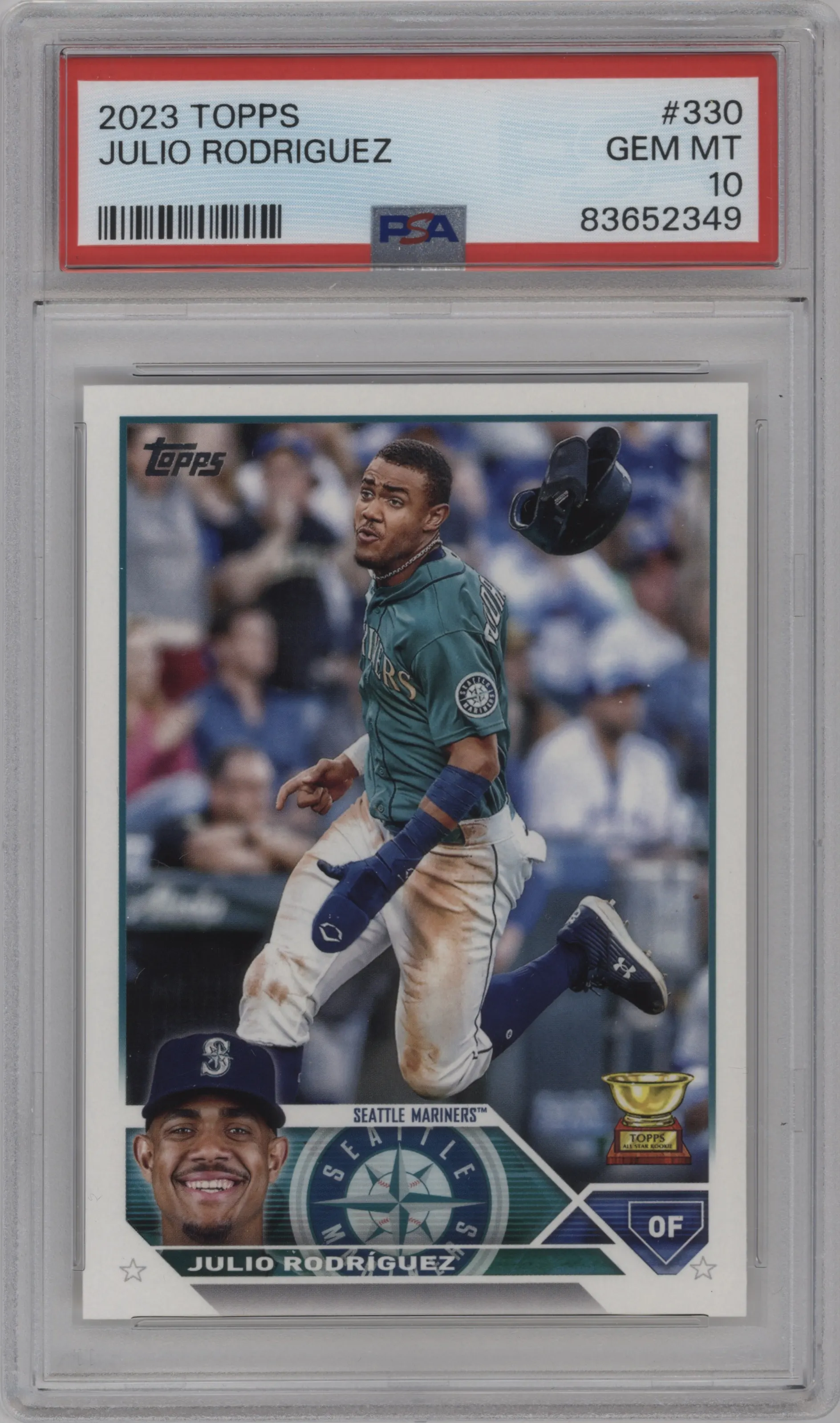 2023 Topps Julio Rodriguez #330 PSA 10