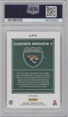 Gardner Minshew II from the 2020 Panini Donruss Optic set graded by PSA and given an overall grade of 9.