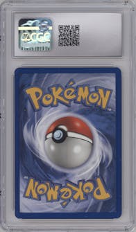 Kabutops from the 1999 Pokemon set graded by CSG and given an overall grade of 10.