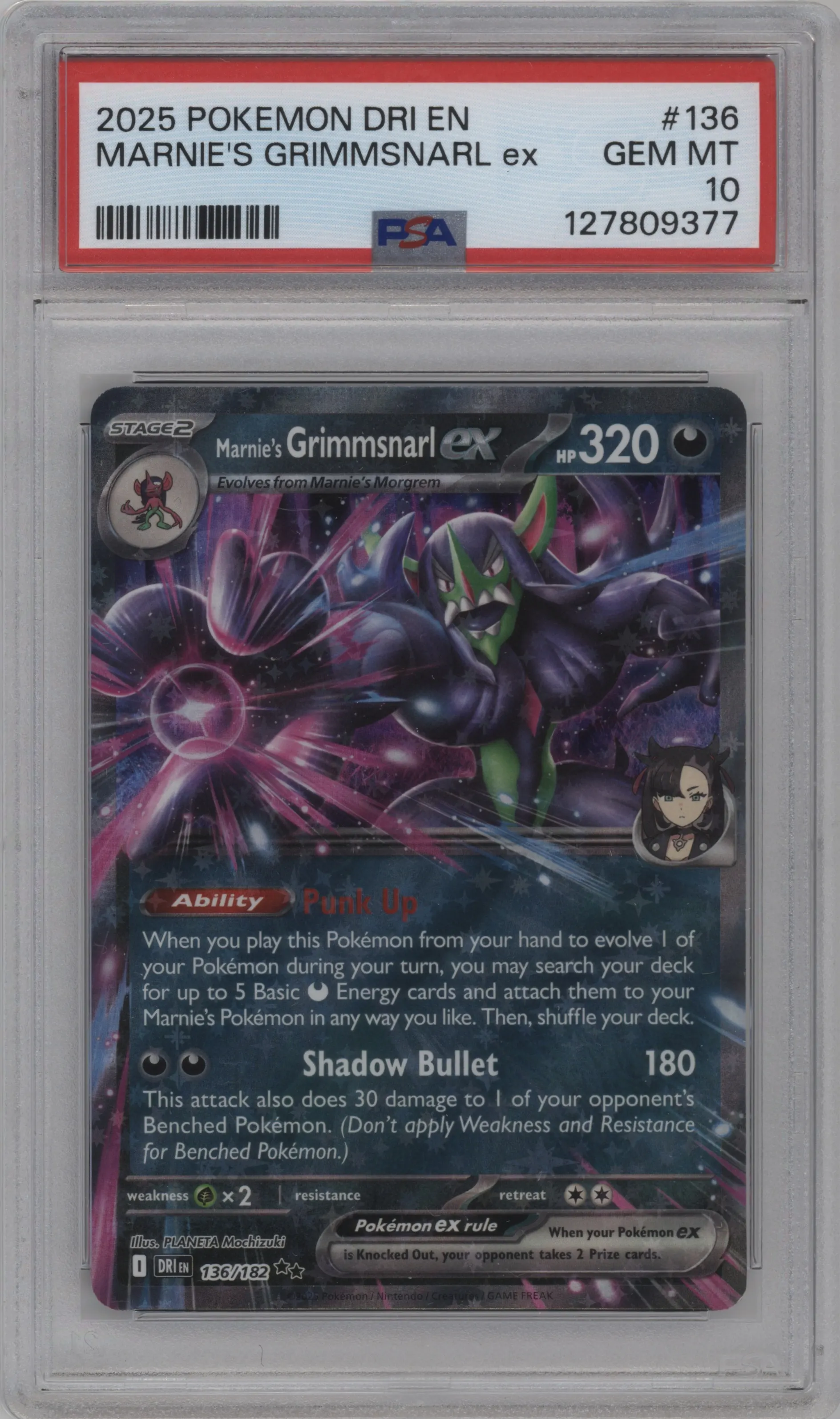 Marnie's Grimmsnarl ex