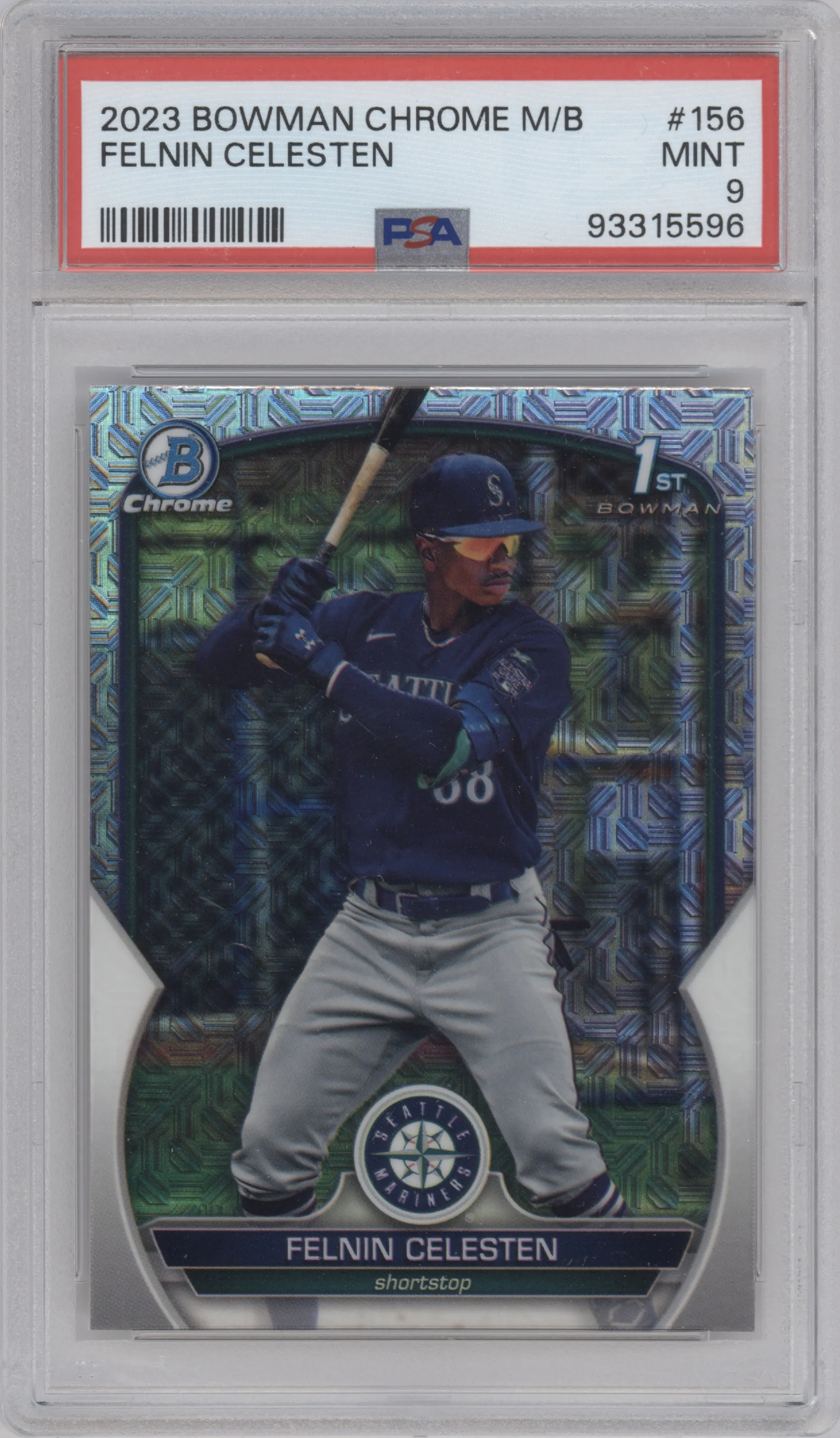 2023 Bowman Chrome Mega Box Felnin Celesten PSA 9