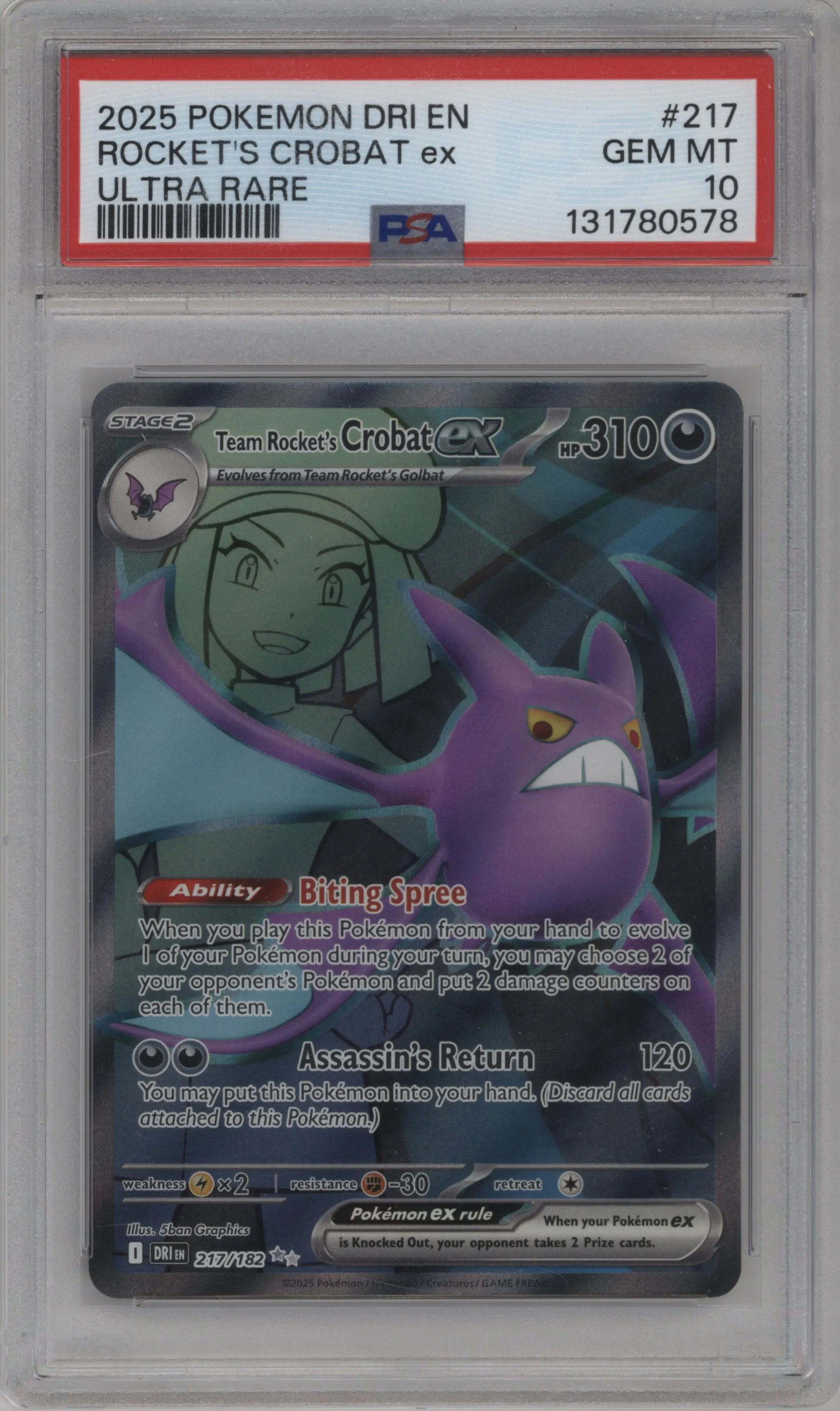 Team Rocket's Crobat ex