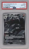 Houndoom from the 2024 Pokemon SV set graded by PSA and given an overall grade of 10.