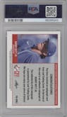Bobby Witt Jr. from the 2021 Leaf Pro Set Metal set featuring a Rainbow Silver parallel graded by PSA and given an overall grade of 9.