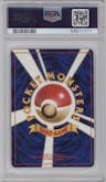 Rocket's Scyther from the 1998 Pokemon JPN set graded by PSA and given an overall grade of 9.