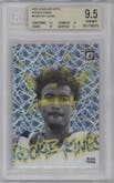 Bryce Young from the 2023 Donruss Optic set graded by Beckett and given an overall grade of 9.5.