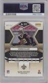 Chris Olave from the 2022 Panini Mosaic set featuring a Gold Wave parallel graded by PSA and given an overall grade of 10.