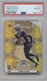 Chris Olave from the 2022 Panini Mosaic set featuring a Gold Wave parallel graded by PSA and given an overall grade of 10.