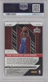 Shai Gilgeous-Alexander from the 2018-19 Panini Prizm set featuring a Fast Break Red parallel graded by PSA and given an overall grade of 9.