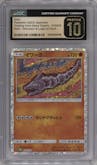 Onix from the 2023 Pokemon CLF Japanese set graded by CSG and given an overall grade of 10.