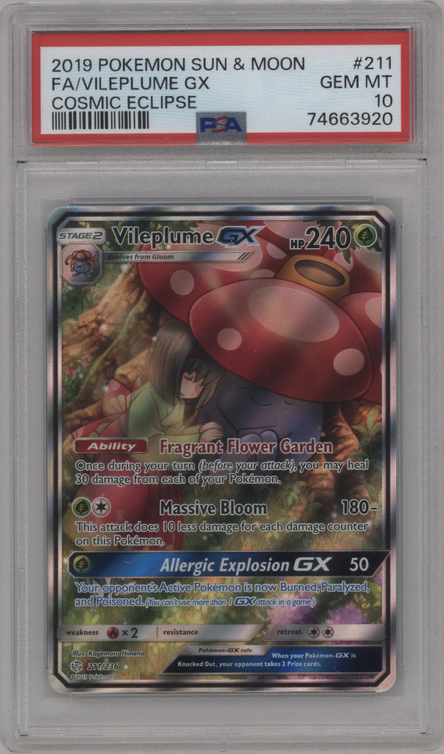 Vileplume GX