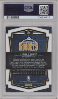 Nikola Jokic from the 2015-16 Panini Select  set graded by PSA and given an overall grade of 10.
