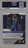 Luka Doncic from the 2018-19 Panini Prizm set graded by PSA and given an overall grade of 10.