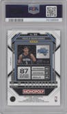 Paolo Banchero from the 2022-23 Panini Prizm Monopoly set featuring a Brown Prizm parallel graded by PSA and given an overall grade of 10.
