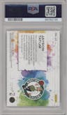 Jayson Tatum from the 2023-24 Panini Court Kings set featuring a Violet parallel graded by PSA and given an overall grade of 10.
