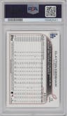 Clayton Kershaw from the 2022 Topps Opening Day set graded by PSA and given an overall grade of 9.