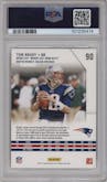 Tom Brady from the 2011 Panini Rookies & Stars set graded by PSA and given an overall grade of 10.