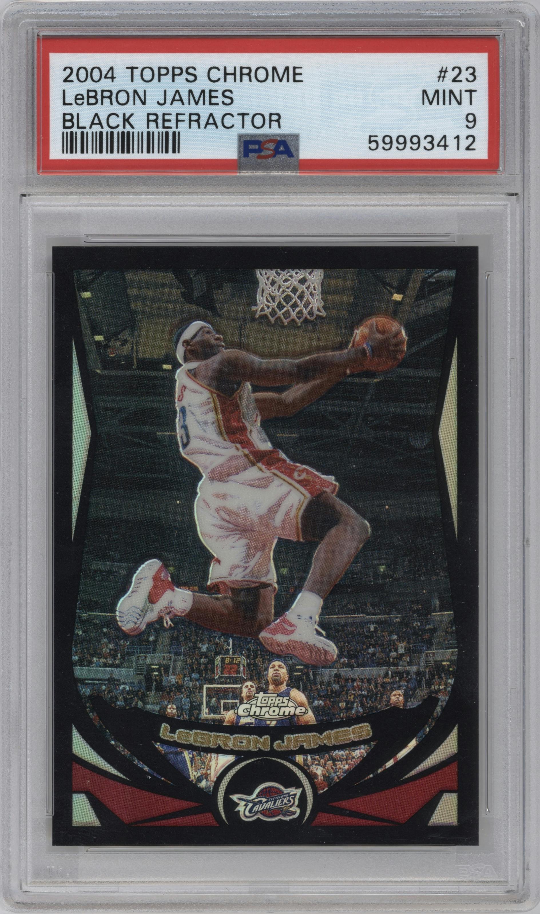 lebron james black refractor