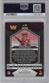 Jayden Daniels from the 2024 Panini Mosaic set featuring a Reactive Yellow parallel graded by PSA and given an overall grade of 9.