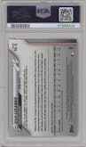 Jesus Luzardo from the 2020 Topps Chrome set graded by PSA and given an overall grade of 10.