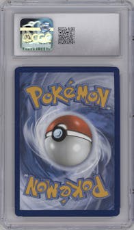 Froakie from the 2023 Pokemon SV set featuring a Cosmos Holo Shrouded Fable Greninja Special Illustration Collection parallel graded by CSG and given an overall grade of 7.5.