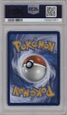 Team Rocket's Mewtwo ex from the 2025 Pokemon SV set graded by PSA and given an overall grade of 10.