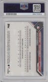 Shohei Ohtani/Ronald Acuna Jr. from the 2023-24 Topps Now Off-Season set graded by PSA and given an overall grade of 10.