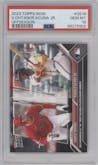 Shohei Ohtani/Ronald Acuna Jr. from the 2023-24 Topps Now Off-Season set graded by PSA and given an overall grade of 10.