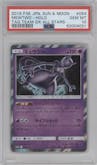 Mewtwo from the 2019 Pokemon S&M JPN  set graded by PSA and given an overall grade of 10.