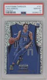 Luka Doncic from the 2018-19 Panini Threads  set featuring a Dazzle parallel graded by PSA and given an overall grade of 10.