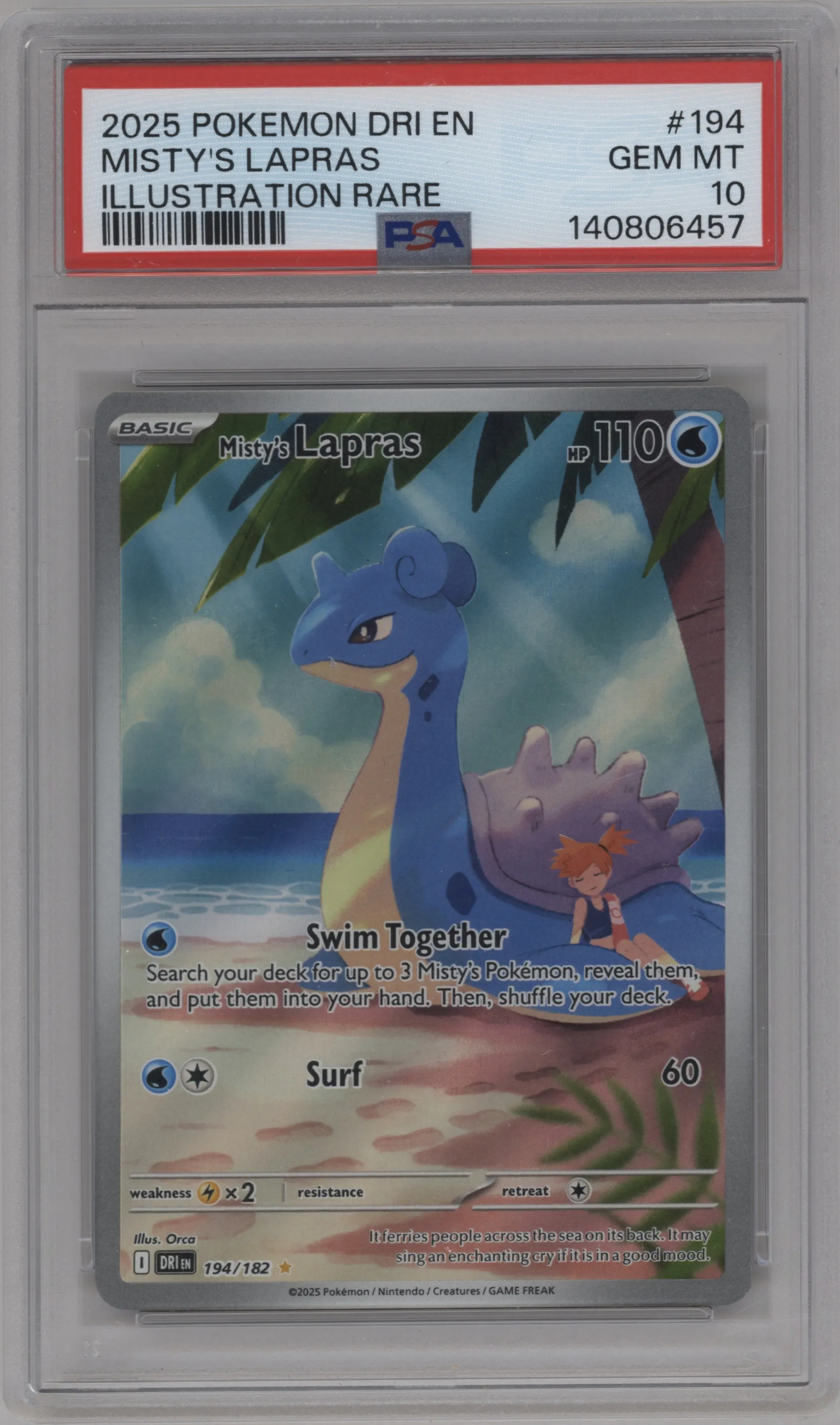 Misty's Lapras