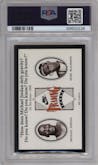 Michael Jordan/Spike Lee from the 1991 Nike Michael Jordan/Spike Lee set graded by PSA and given an overall grade of 8.