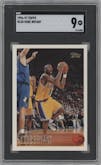 Kobe Bryant  from the 1996-97 Topps set graded by SGC and given an overall grade of 9.