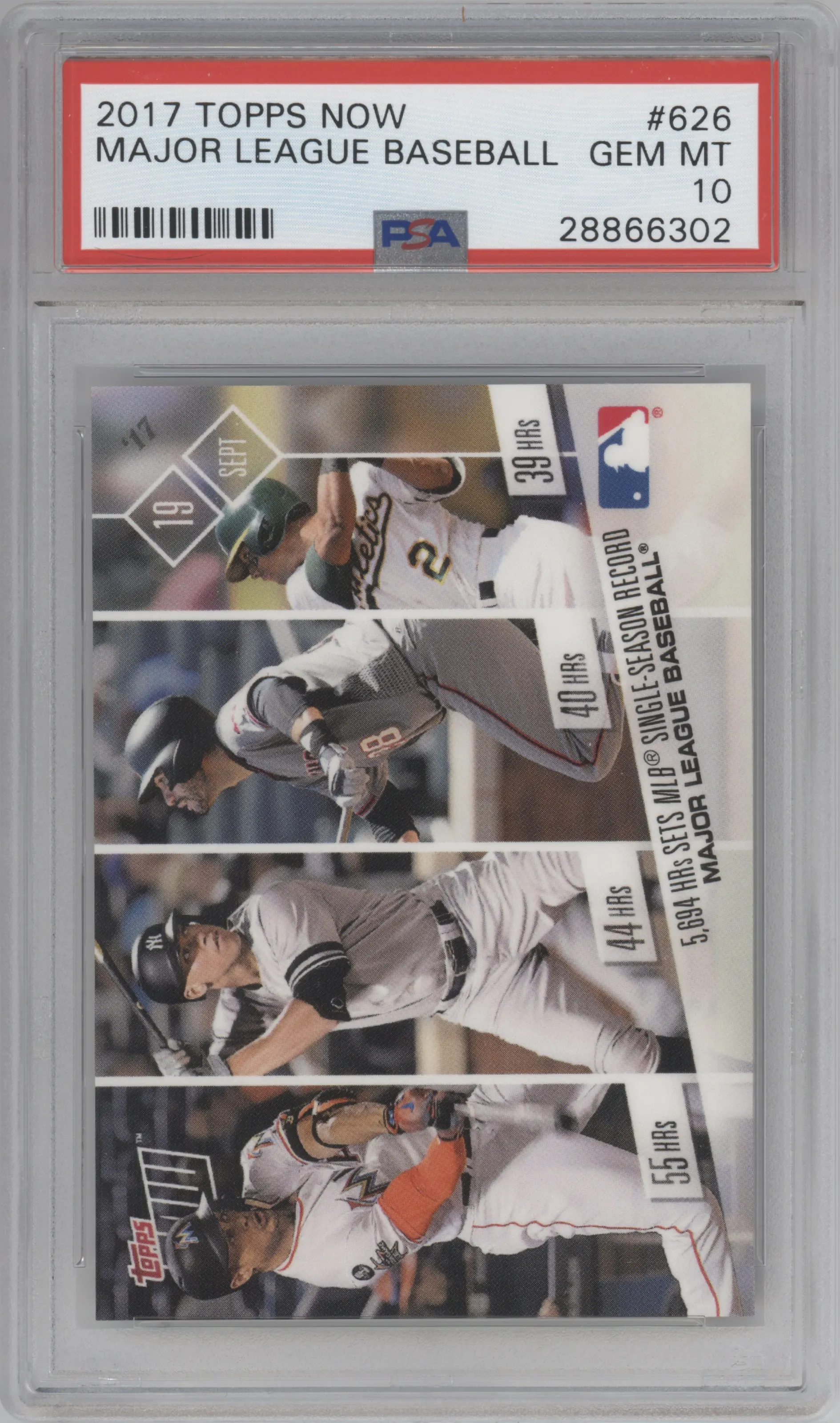 2017 Topps Now Major League Baseball PSA 10