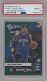 Paolo Banchero from the 2022-23 Panini Donruss Optic  set featuring a Green parallel graded by PSA and given an overall grade of 10.